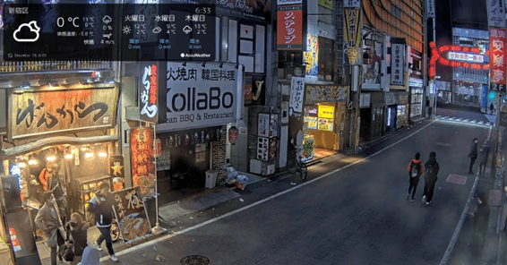 webcam tokyo japon